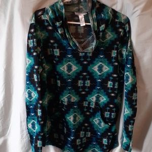 Women's Indian designed swishy pocketed longsleeve